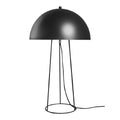**Lampe de table moderne avec abat-jour en métal noir**